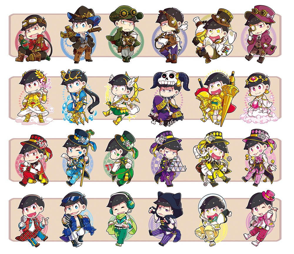 【同人グッズ】衣装別シールセット(38種)9/18新作追加