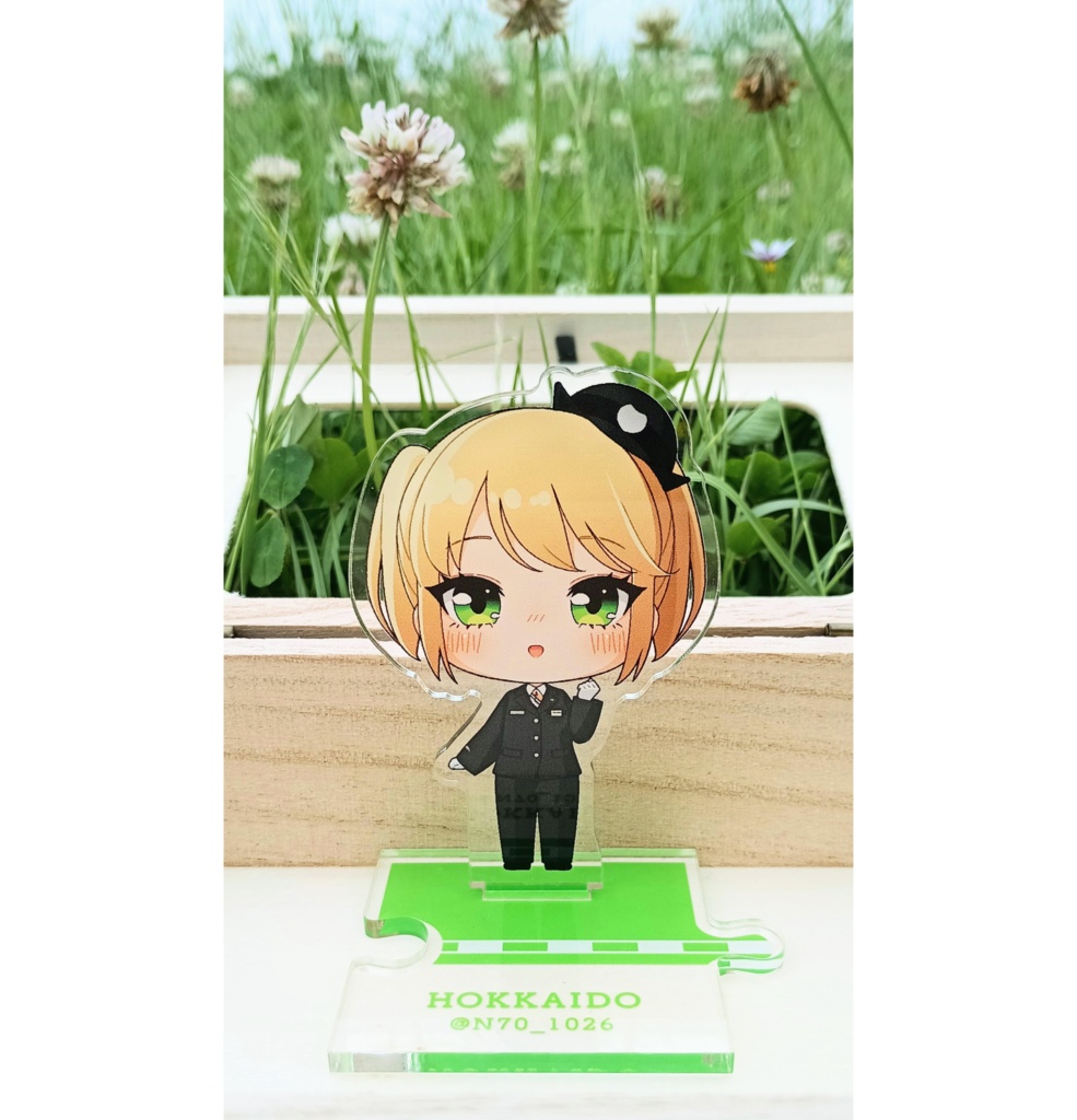 北海道ちゃん レールでつながるアクスタ