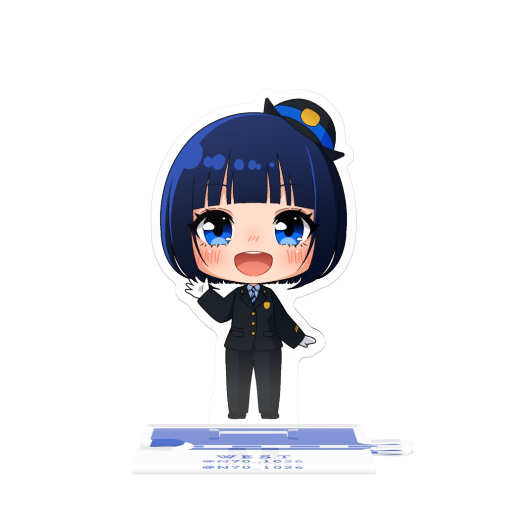 西日本ちゃん レールでつながるアクスタ