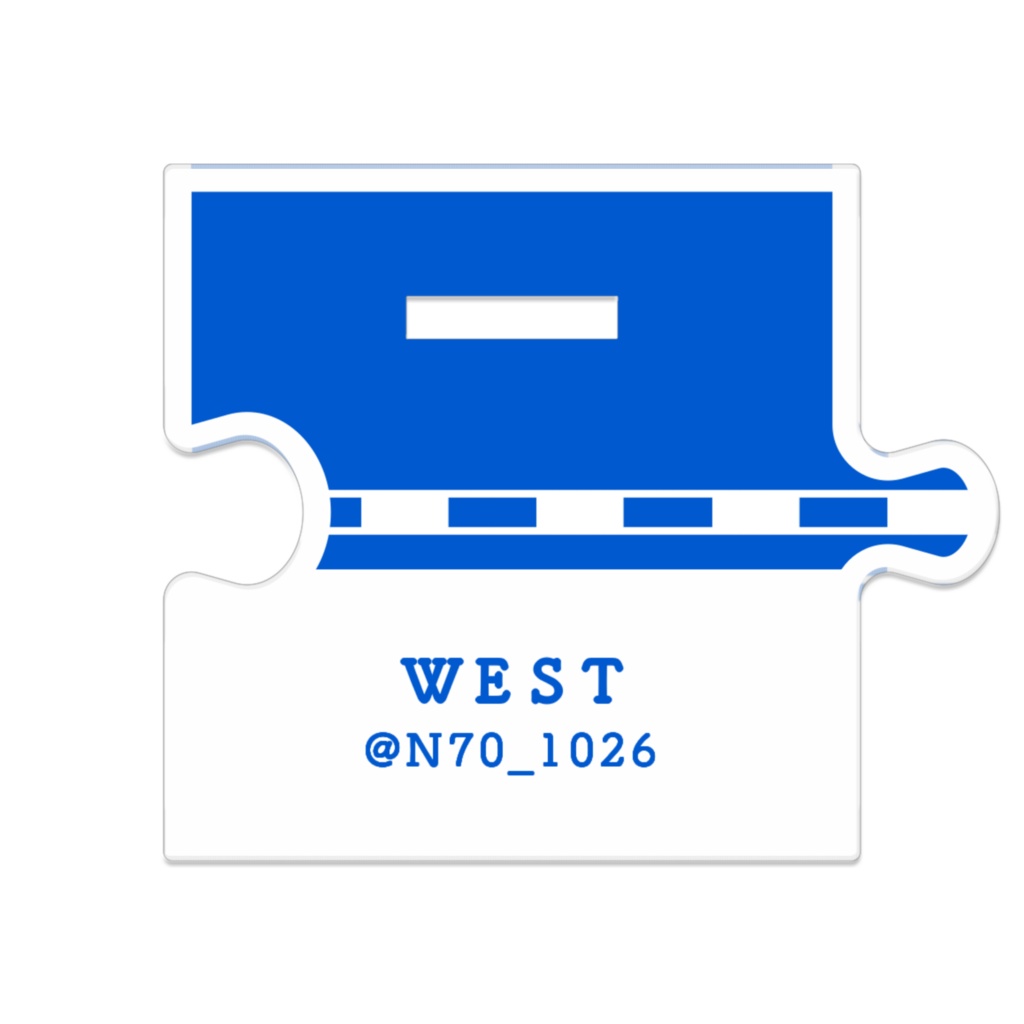 西日本ちゃん レールでつながるアクスタ