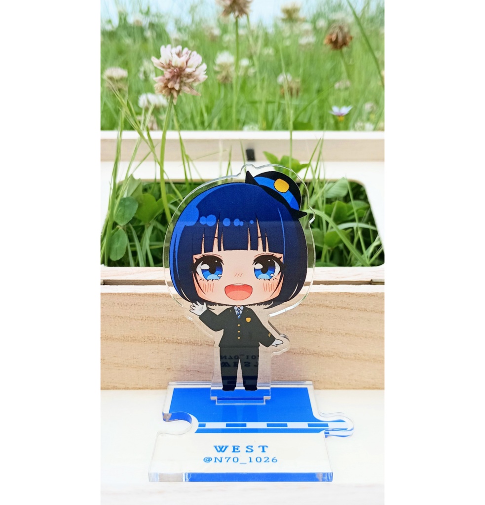 西日本ちゃん レールでつながるアクスタ