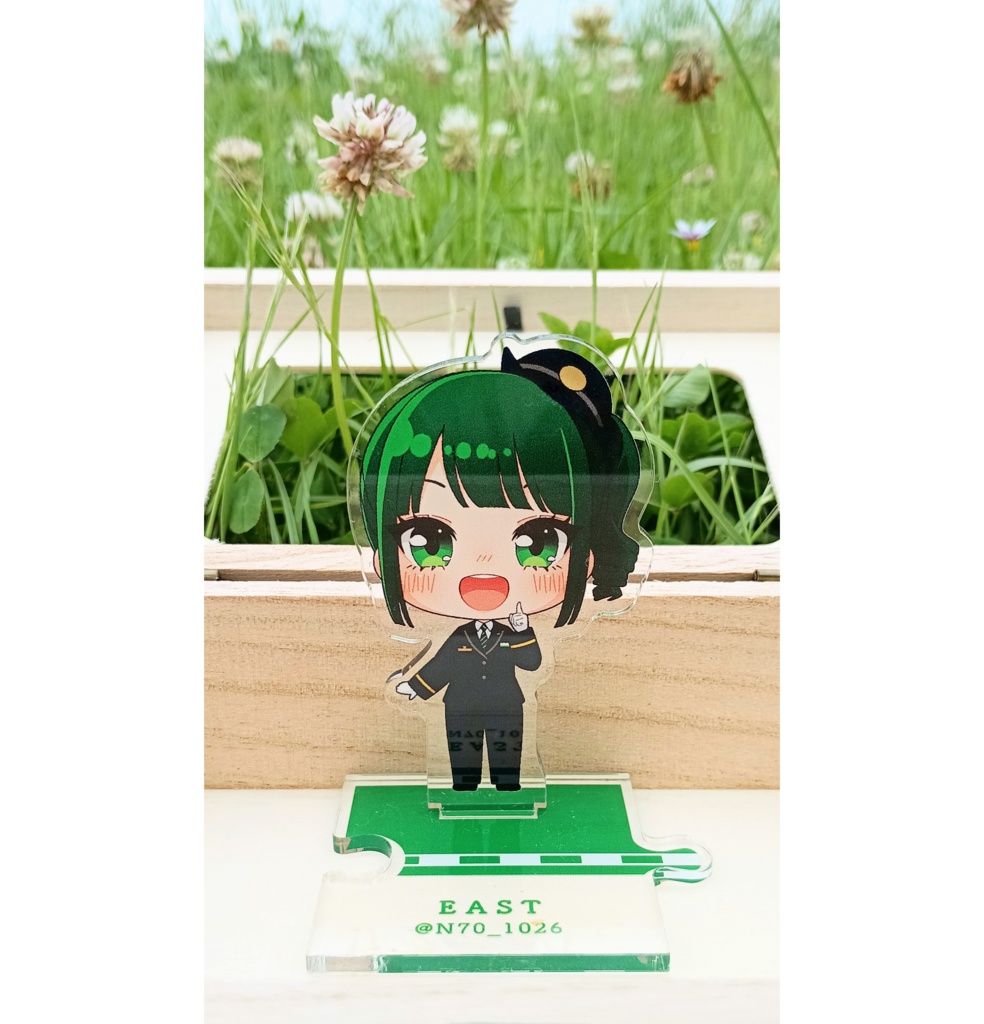 東日本ちゃん レールでつながるアクスタ