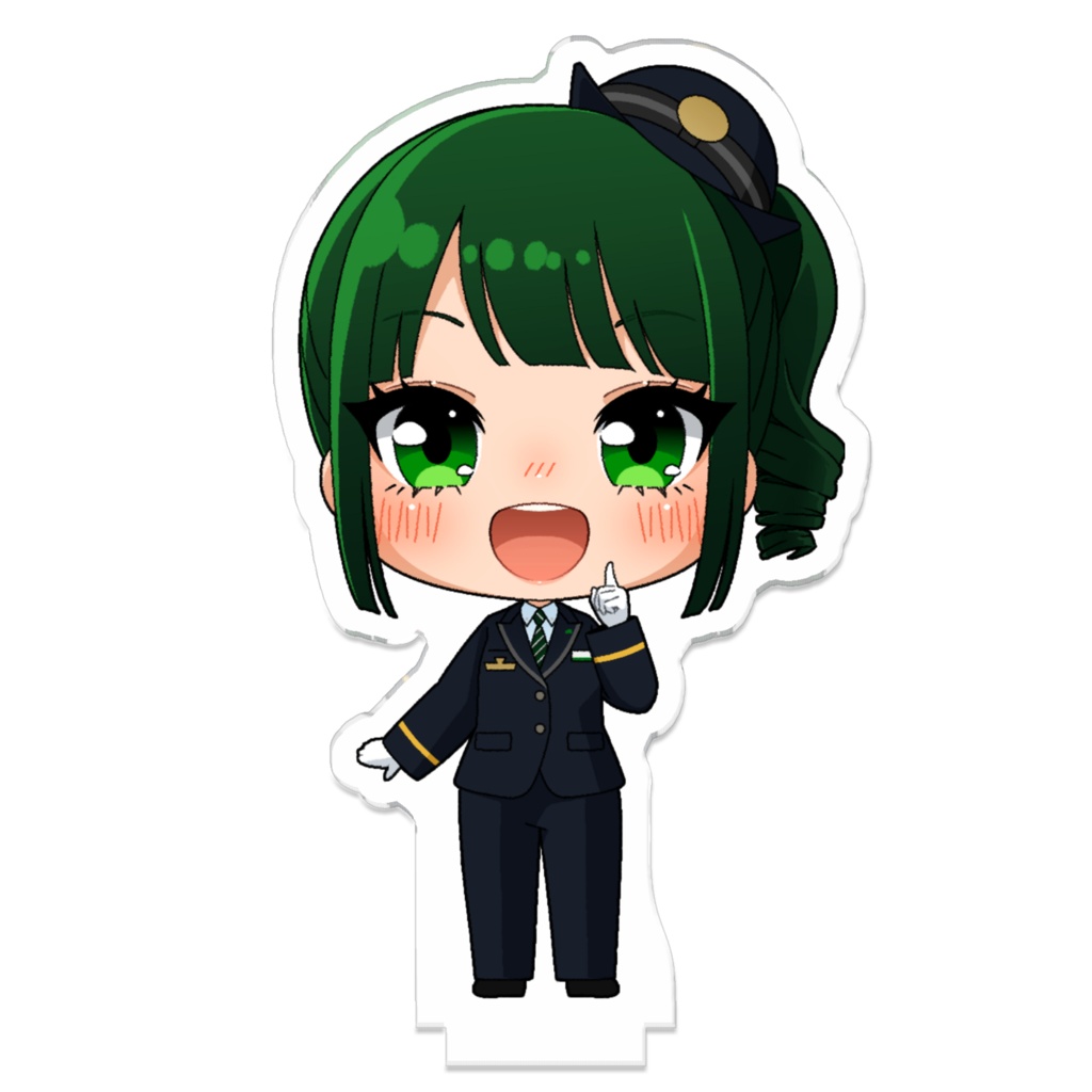 東日本ちゃん レールでつながるアクスタ