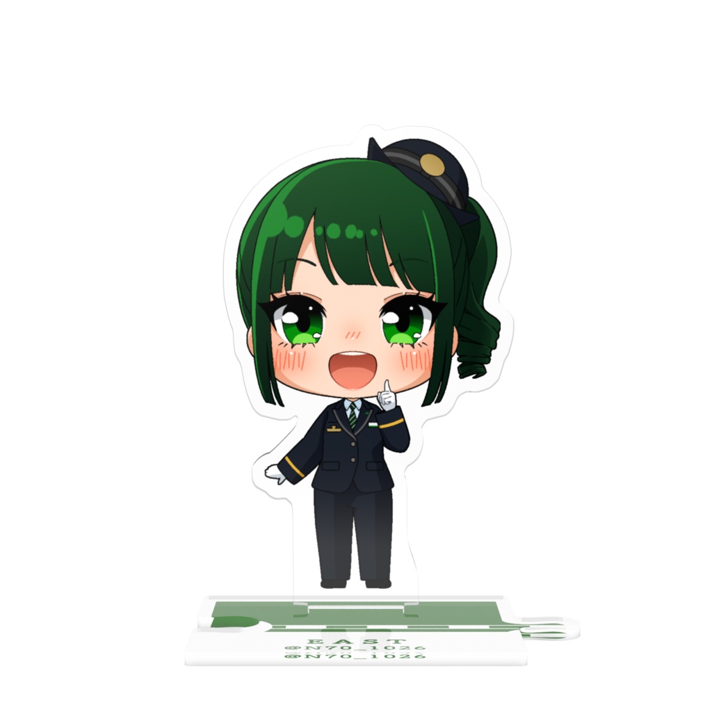 東日本ちゃん レールでつながるアクスタ