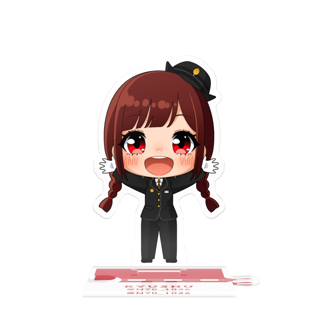 九州ちゃん レールでつながるアクスタ