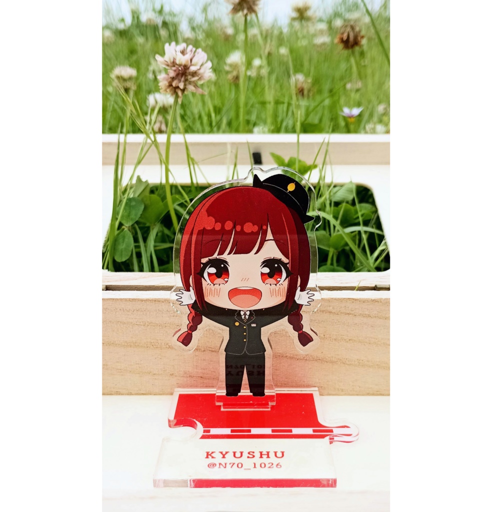 九州ちゃん レールでつながるアクスタ