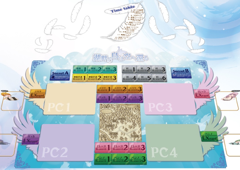 マーダミステリー「湖畔の鳥は空へ還る」
