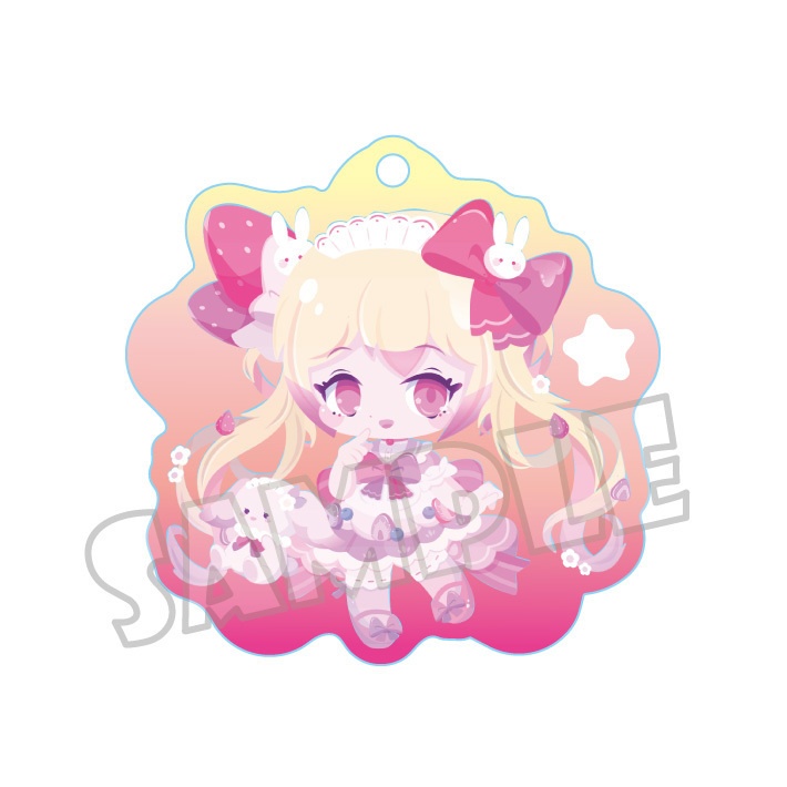 苺乃ぱふぇデビュー記念アクリルキーチェーン