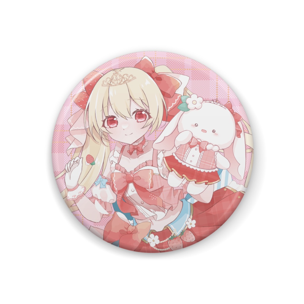 アイドルパフェちゃんドリーム缶バッジ♩