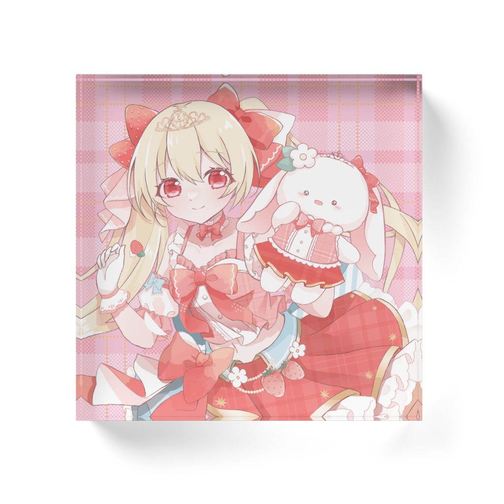 アイドルぱふぇちゃんドリームアクリルブロック♩