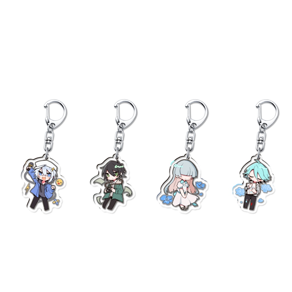 AzureHeadランダムアクリルキーホルダー