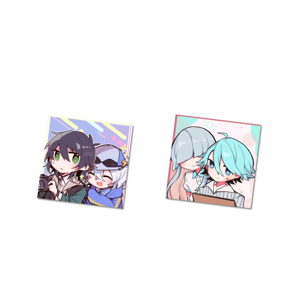 AzureHeadランダムスクエアマグネット