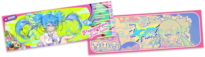 初音ミク PEPPEPPE レーザーチケット