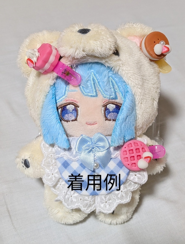 10cm~20cmぬいぐるみ用 ヘアピン スイーツ