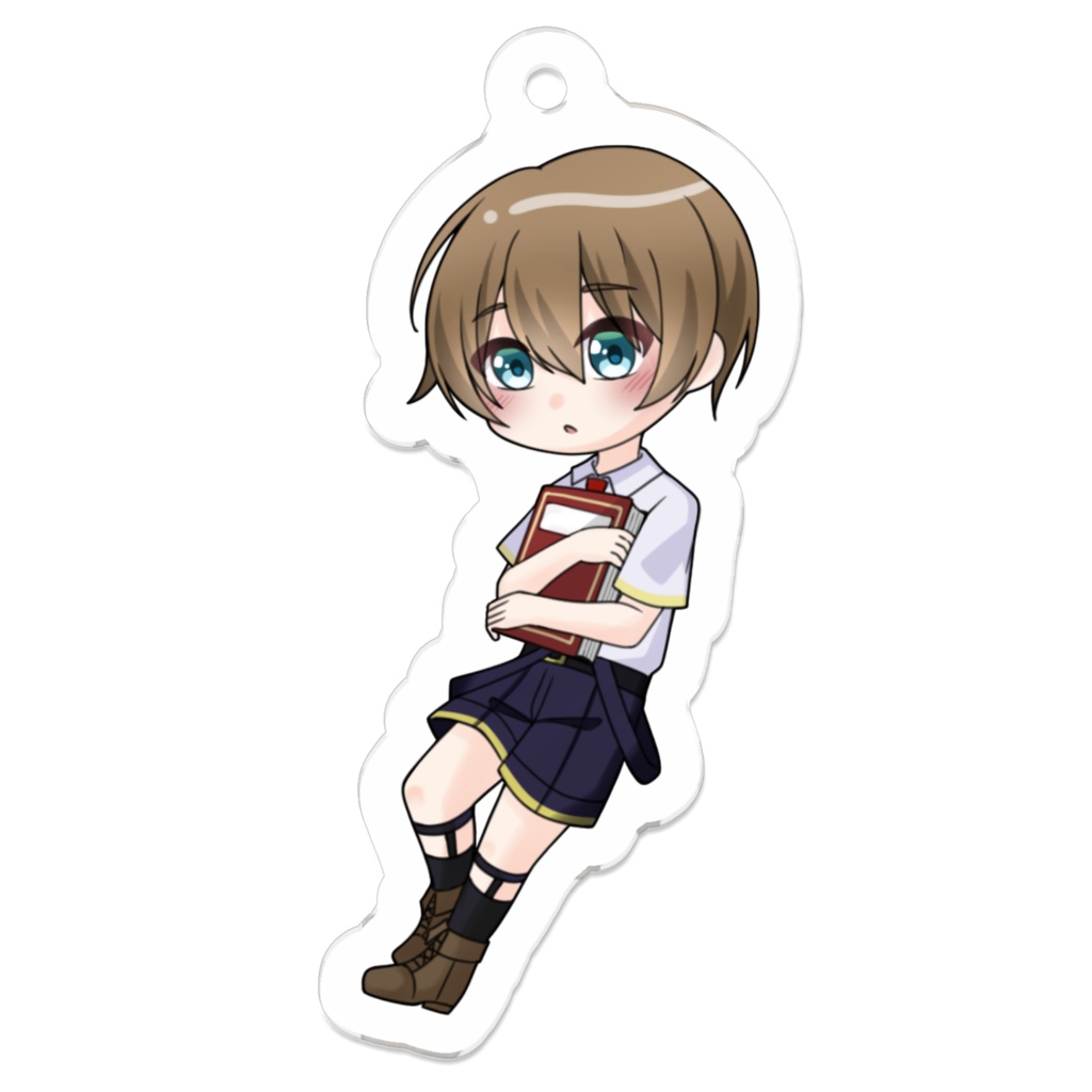 ちびキャラ男の子キーホルダー