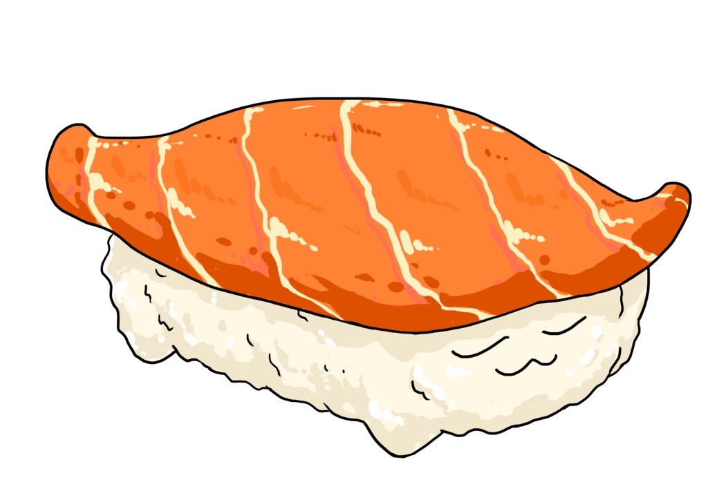 寿司(4種類)のアクリルキーホルダー