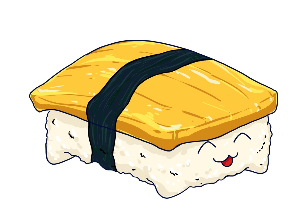 寿司(4種類)のアクリルキーホルダー