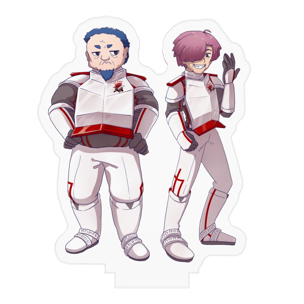 AI~愛~アクリルフィギュア:整備士(マッド&がんこ)