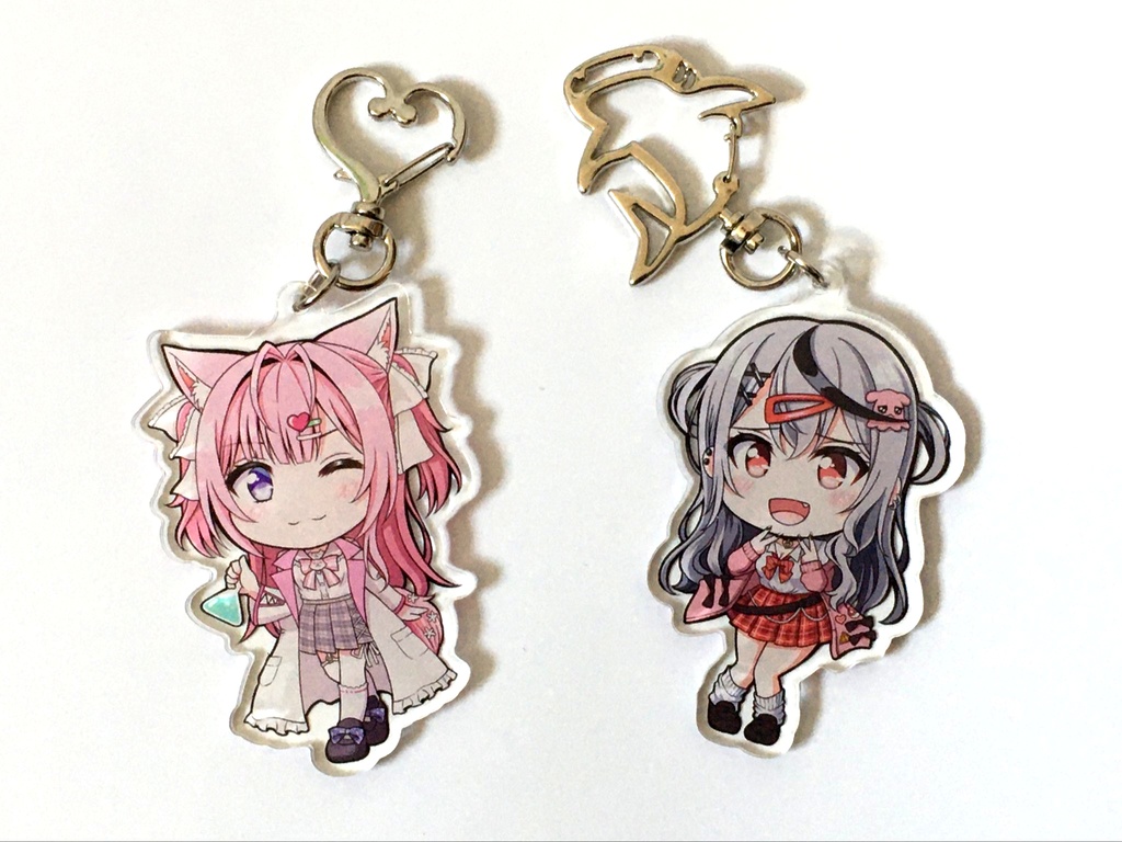 アニメ　同人　アクリルキーホルダー　グッズ　まとめ売り　100個くらいあります アクリルキーホルダー 水着4種セット – 合同会社かぴばら