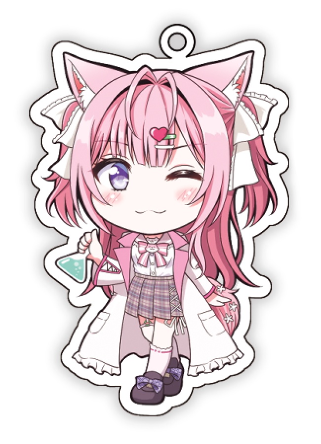 ホロライブ6期生holoX アクリルキーホルダー 博衣こより・沙花叉クロヱ【同人グッズ】