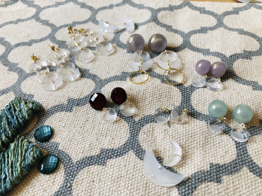 夏!創設期うちは/せんじゅ風 イメージピアス・イヤリング