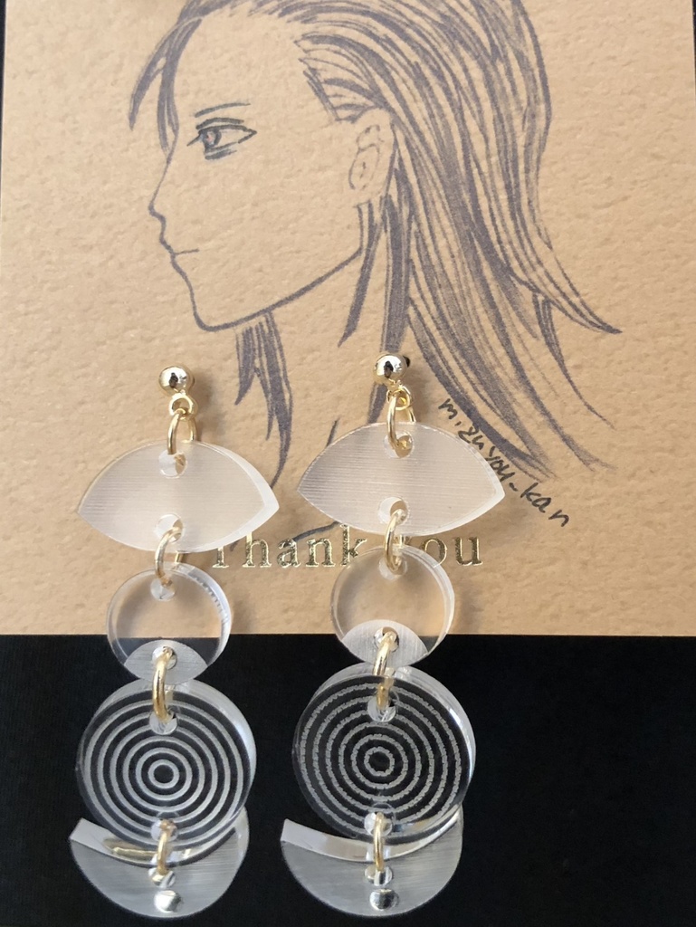 夏!創設期うちは/せんじゅ風 イメージピアス・イヤリング