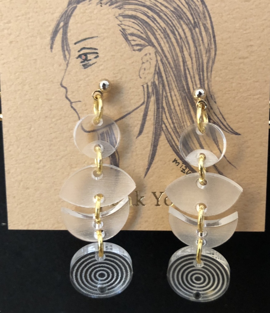 夏!創設期うちは/せんじゅ風 イメージピアス・イヤリング