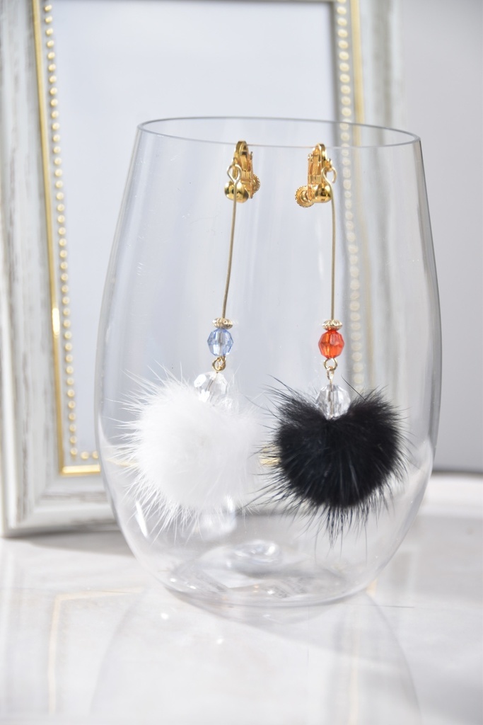 第五人格－白黒無常イメージアクセ　イヤリング/ピアス