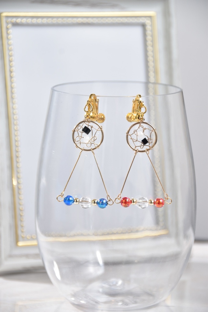 第五人格－白黒無常イメージアクセ　イヤリング/ピアス