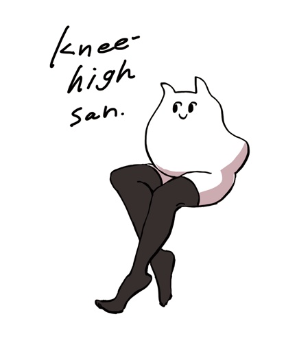 ニーハイさんがいるサコッシュ