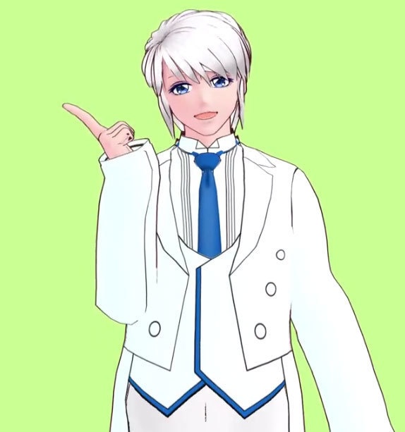 擬人化したコンピューター実用ミシンさんの3Dモデル(手芸用途専用)