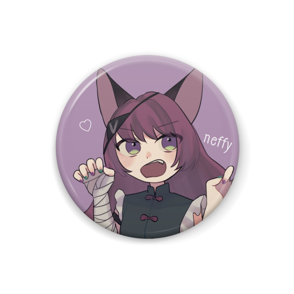 VALIS缶バッジ　NEFFYver.