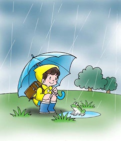 雨ふり