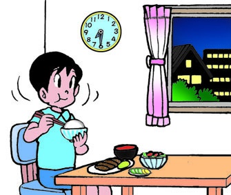 夕食