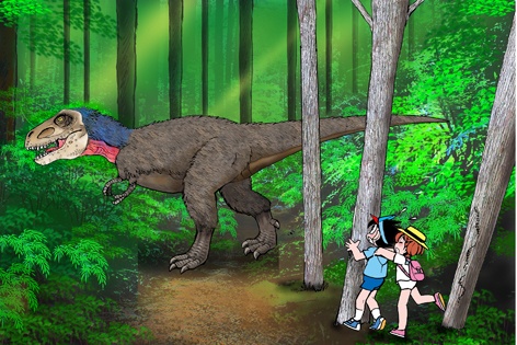 ティラノサウルスと子供たち2