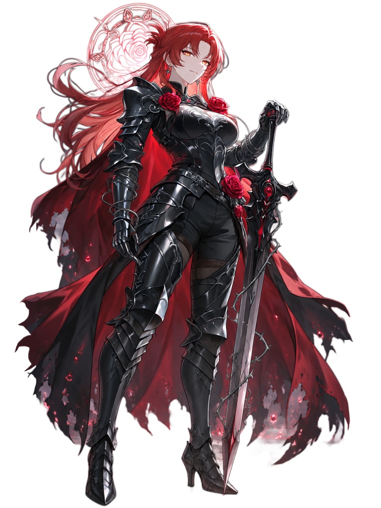【8体セット・200円】ダークファンタジー立ち絵素材|TRPG・ゲーム・創作向け|背景透過PNG