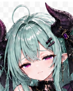 【TRPG立ち絵】魔界の薬屋・悪魔少女|ゴシック×ダークファンタジー