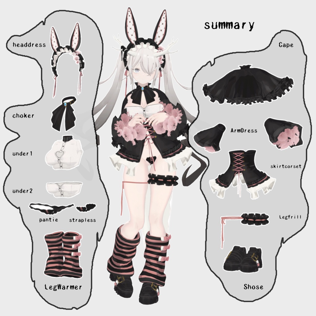 【3Dモデルウェア】NgGothplay