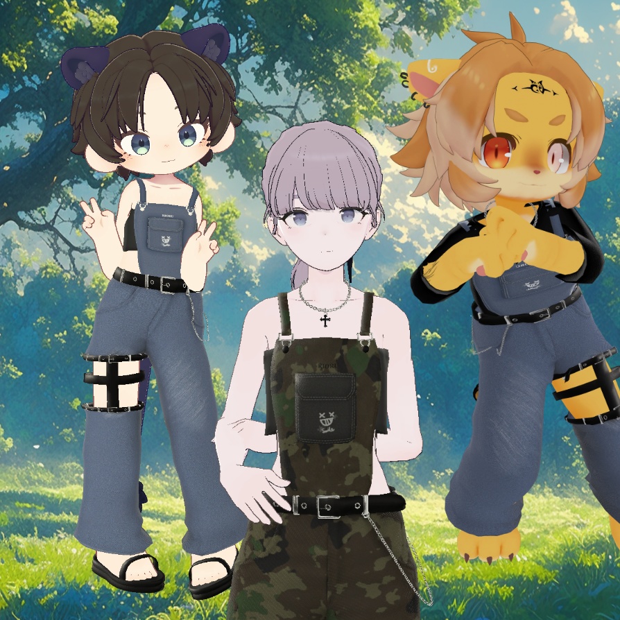 【15アバター対応】木漏れ日に、きみのとなりで【MA対応】落下ギミック付き