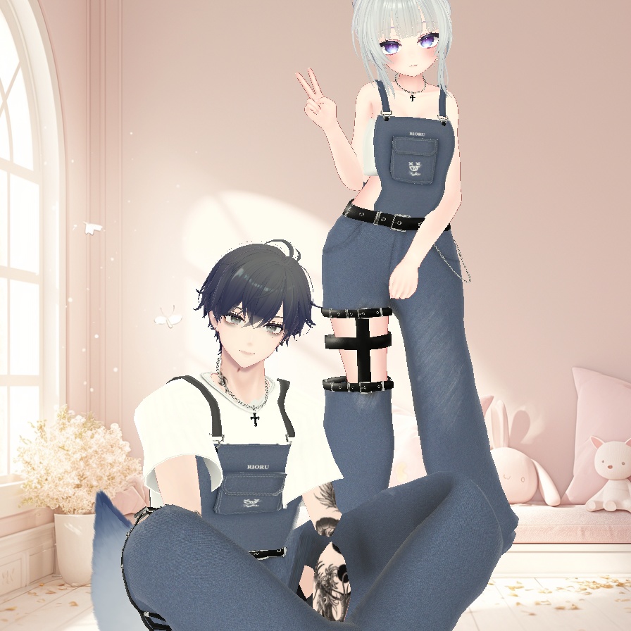 【15アバター対応】木漏れ日に、きみのとなりで【MA対応】落下ギミック付き