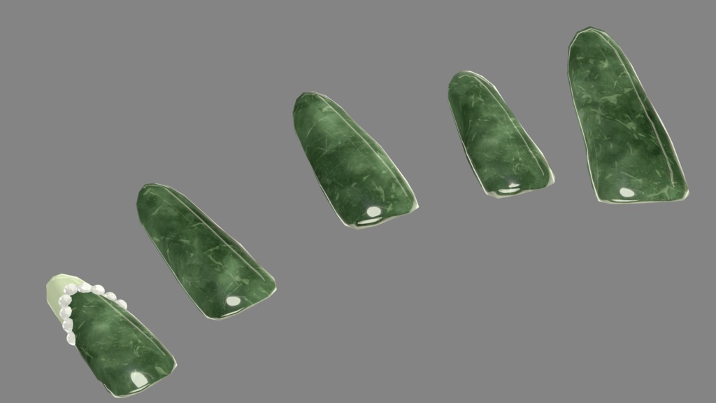 【8アバター対応】Necromancer Nail【MA対応】