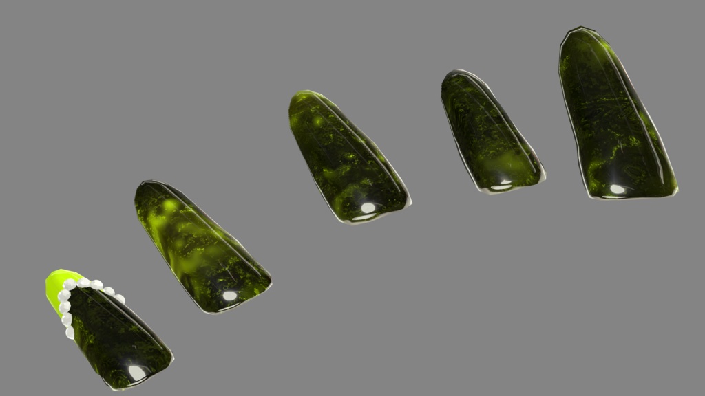 【8アバター対応】Necromancer Nail【MA対応】