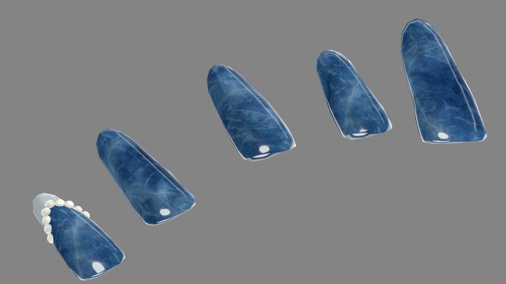 【8アバター対応】Necromancer Nail【MA対応】