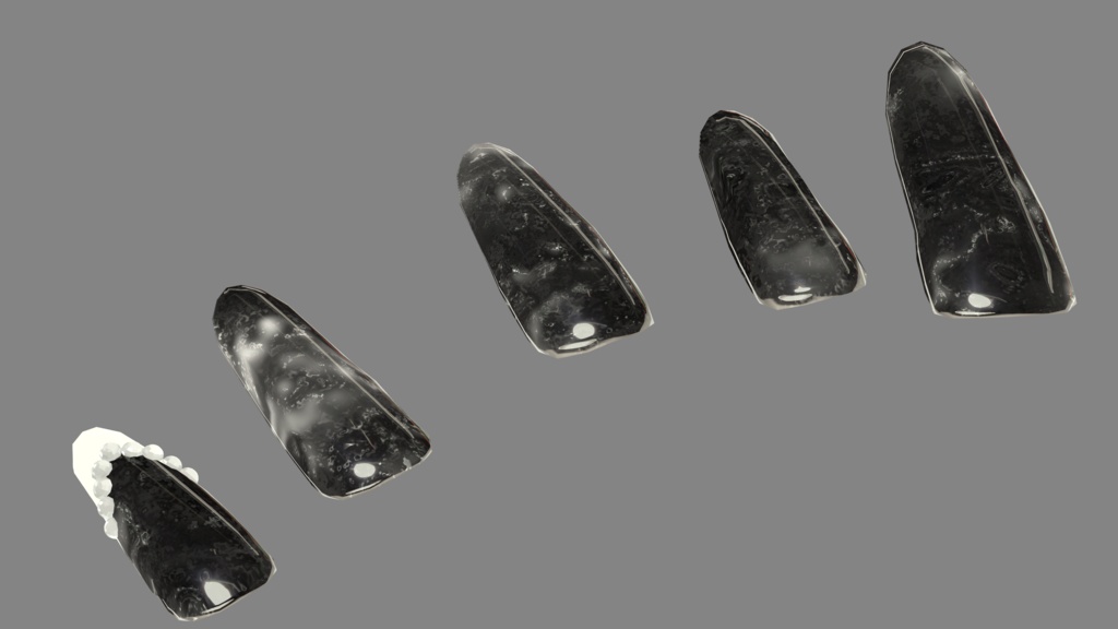 【8アバター対応】Necromancer Nail【MA対応】