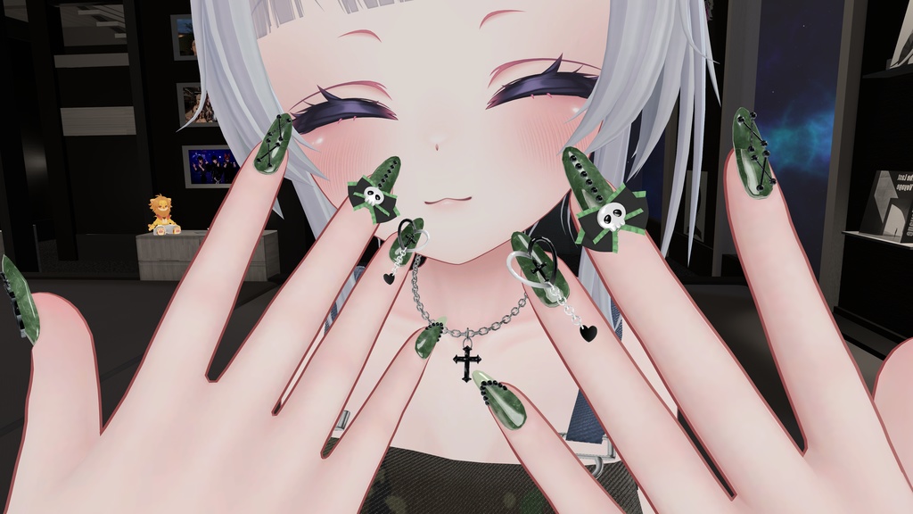 【8アバター対応】Necromancer Nail【MA対応】