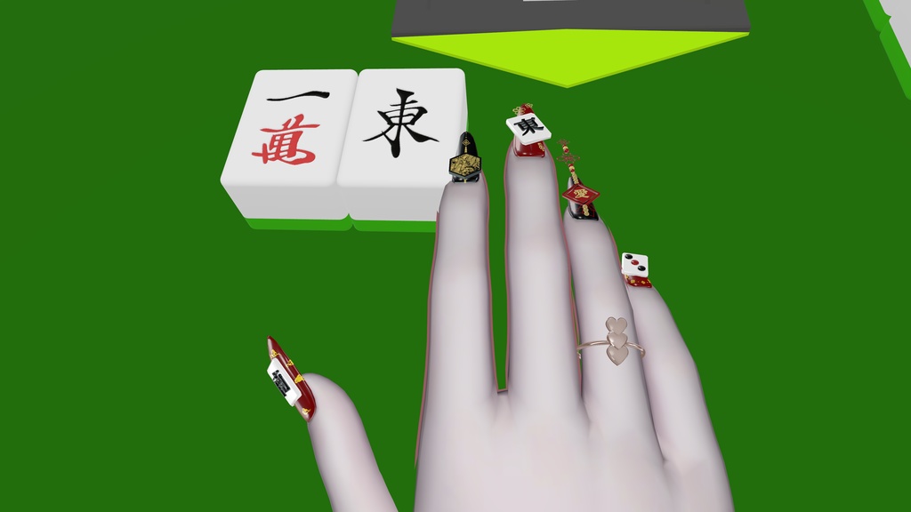 【MA対応】東風ノ華Nail【12アバター対応】