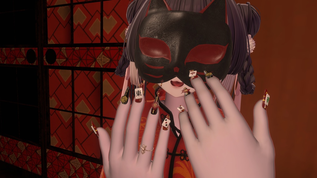 【MA対応】東風ノ華Nail【12アバター対応】