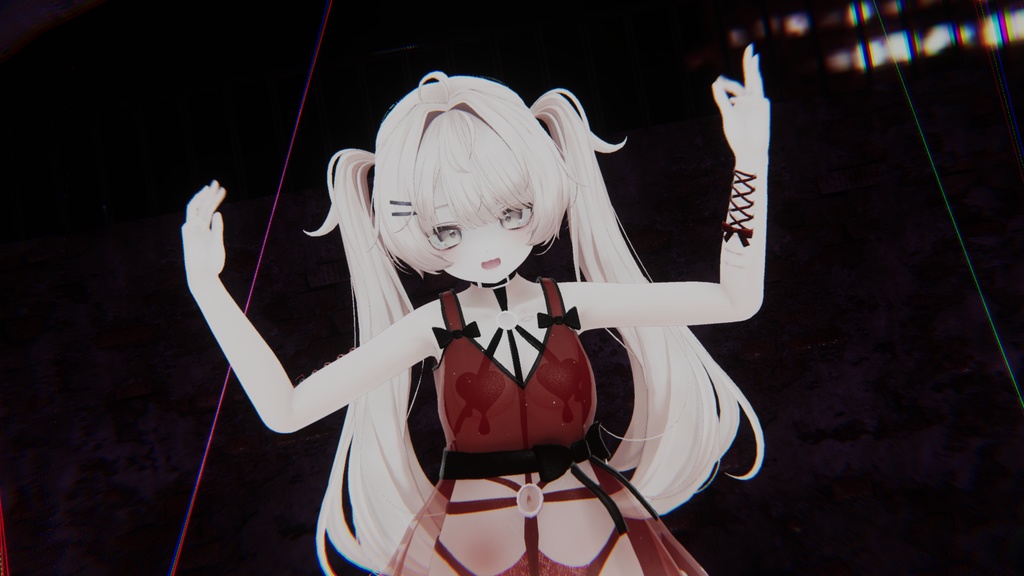 【ギミック付き】星降る夜、君のいないベッドで【6アバター対応】