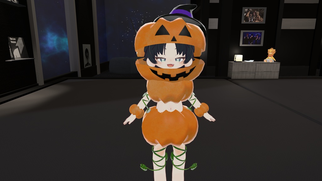 【ギミック付き】ハロウィンカボチャコスプレセット【まめフレンズ対応】