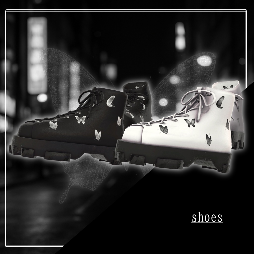 【9アバター対応】私の羽が夜光る理由。My Wings Glow for No One but Me